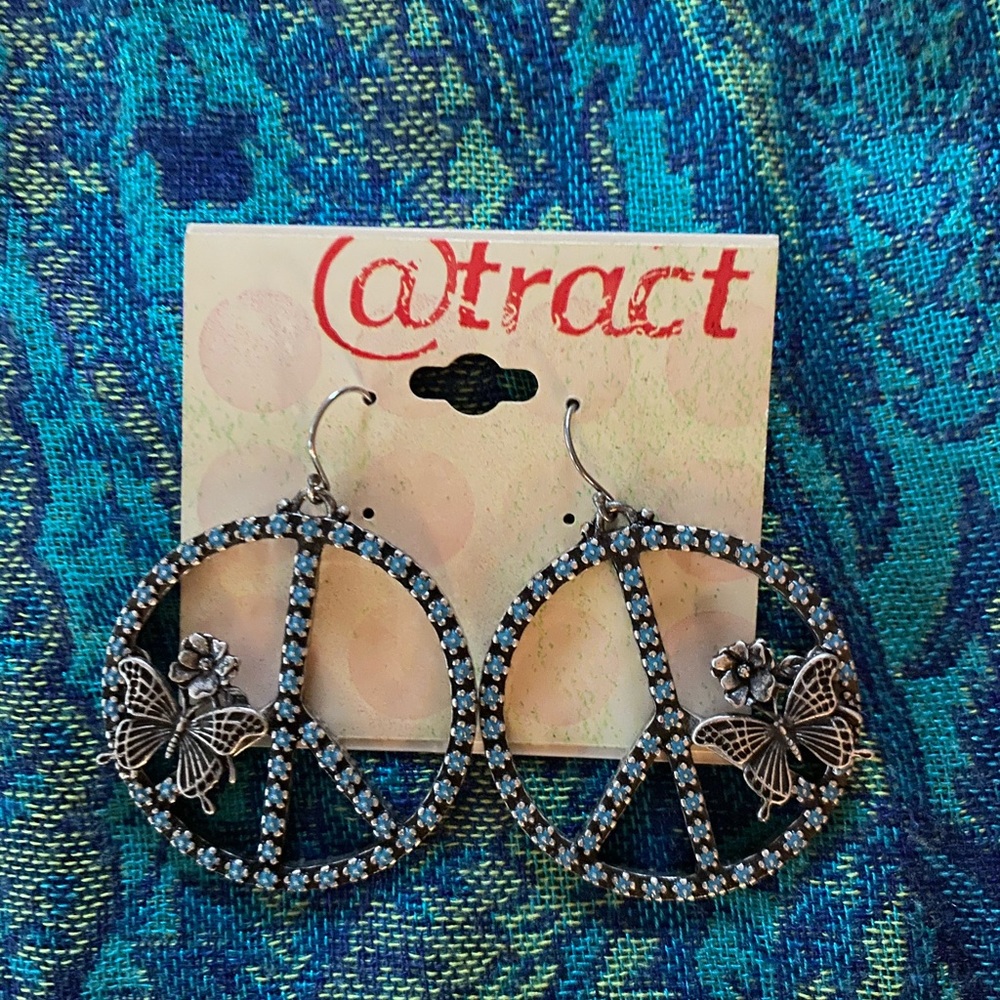 Butterfly 🦋 Peace Earrings